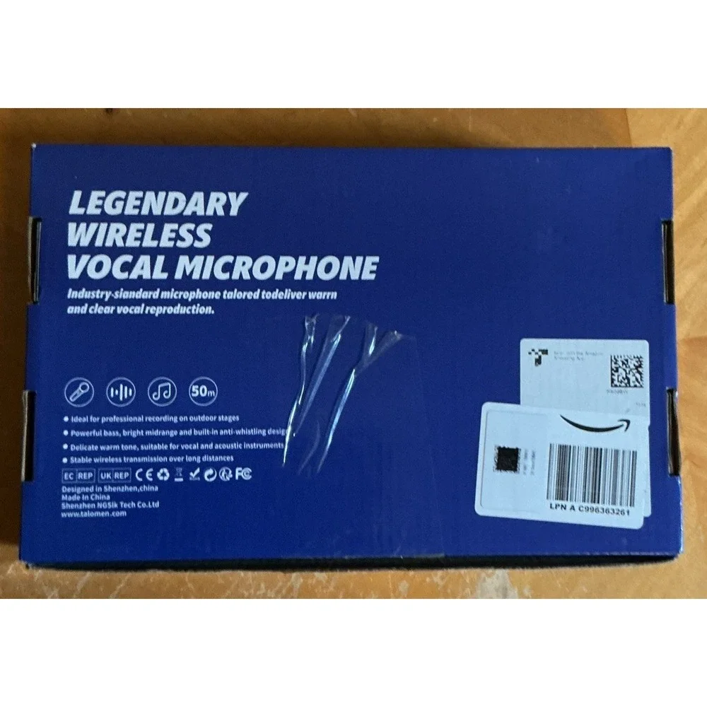 Talomen K60 Handheld‎ Wireless Dynamic Microphone Set